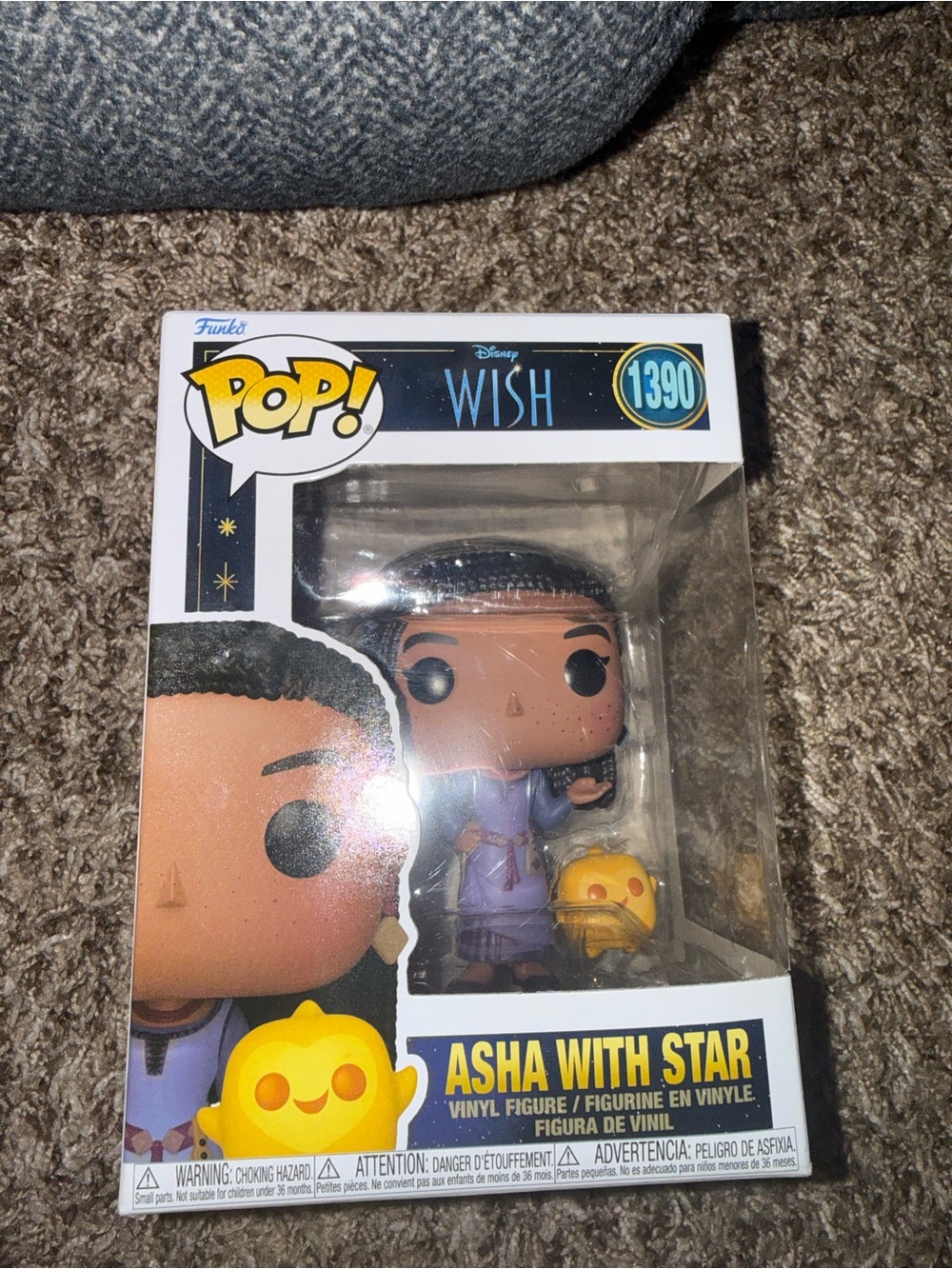 Funko Pop! Asha With Star Vinyl Figure - Purple and Yellow